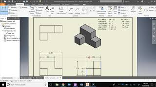 42Part 6Adding Dimensions in Inventor [upl. by Eissehc]