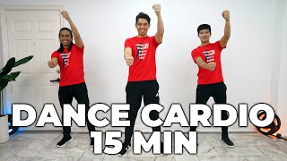 15 MIN DANCE CARDIO WORKOUT  Follow AlongNo Equipment  FH080 [upl. by Pearse]