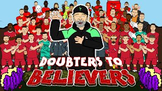 🎶KLOPP FAREWELL SONG🎶 Doubters to Believers [upl. by Adnoved]