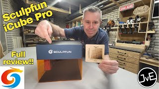 Sculpfun iCube Pro  Portable laser engraver  sculpfun laser lasercutting diy [upl. by Ahnavas]