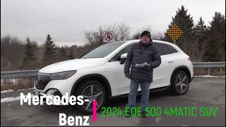 Episode 235  2024 MercedesBenz EQE 500 4MATIC SUV Review [upl. by Ydna]