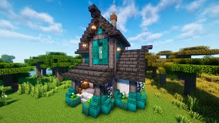 Minecraft  How to build a Fantasy Starter House  Minecraft Tutorial [upl. by Zashin]