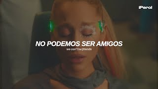 Ariana Grande  we can’t be friends wait for your love Español  Lyrics  video musical [upl. by Millar]