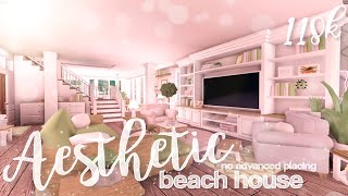 Bloxburg Aesthetic Beach House No Advanced Placing [upl. by Peter799]