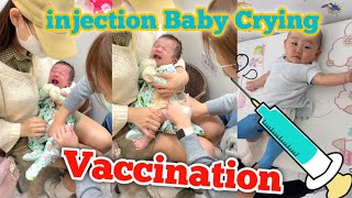 Baby Crying  💉 injection Baby Vaccination [upl. by Imehon169]