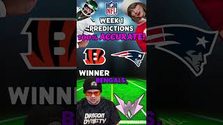 NFL Week 1 Winner Predictions  nfl footballseason [upl. by Corette312]