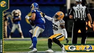 Edgerrin Cooper Gets His First NFL Career Sack  Packers vs Rams [upl. by Ledeen]