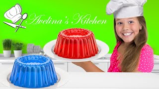 Avelina amp Amelia have fun with Slime Jello [upl. by Nomed]