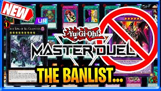 YuGioh Master Duel Banlist 2022 Dragoon Banned Mystic Mine Banned INSANE VFD AND Vanity are at 1 [upl. by Storfer]