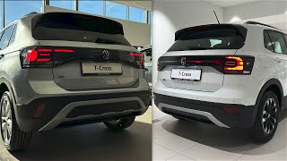 NEW Volkswagen TCROSS 2024 Facelift vs 2023 Volkswagen TCross Comparison [upl. by Riley]