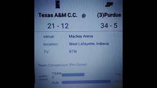 Texas AM CC vs Purdue College Basketball 11424 Prediction [upl. by Tod]