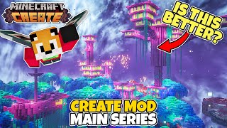 Exploring the BETTER END MOD in Minecraft Create Mod [upl. by Iteerp996]