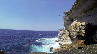 Lurline Bay  Maroubra Cliff jumps Sydney Australia  Sky level [upl. by Lonier]