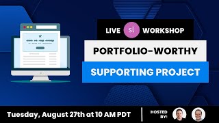 Craft a PortfolioWorthy Supporting Project  Live Articulate Storyline Workshop [upl. by Jegger]