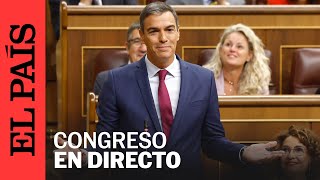 DIRECTO  Pleno del Congreso de los Diputados  EL PAÍS [upl. by Elinad765]