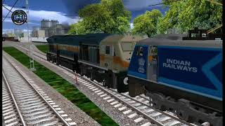 WAP7 ke sath Fale train journey New train 1200 [upl. by Akinar]