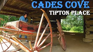 Tipton Place Homestead  Settled in the 1820s  Cades Cove Loop Road [upl. by Suravat]