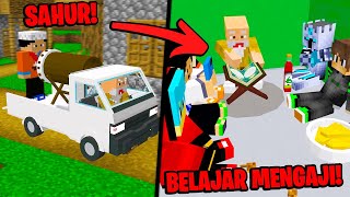 YANG KALIAN TUNGGU KITA BISA BANGUNIN SAHUR SHOLAT BUKA PUASA BARENG YOUTUBER DI MINECRAFT [upl. by Ainirtac]