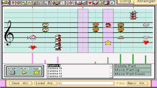 The full Star Wars Cantina on Mario Paint Composer 20 [upl. by Alguire]