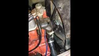 Land Rover Series 3  water pump amp coolant hose replacement [upl. by Sidhu]