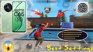 998 Accuracy 🎯 Perfect Headshot Sensitivity For Free Fire 😱  Realme C65 5g [upl. by Koeppel]