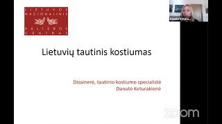 Danutė Keturakienė Lietuvių tautinis kostiumas [upl. by Airam]