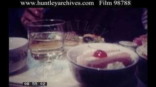 Inflight Dining 1970s  Film 98788 [upl. by Flight]