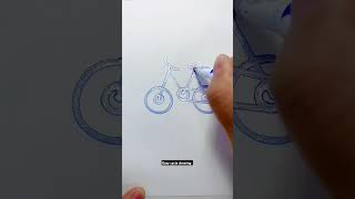 Cycle drawing for kids art easydrawing artworkschannel drawing jubinnautiyal instadraw [upl. by Rina]