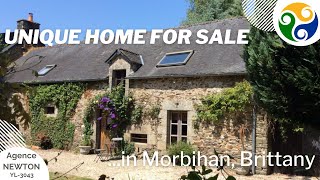 FRENCH HOUSE FOR SALE  Atmospheric stone cottage in Brittany France [upl. by Lukasz]