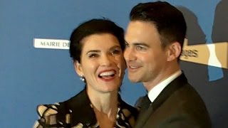 Julianna MARGULIES amp husband Keith LIEBERTHAL  Paris 20 april 2017  avril Festival Series Mania [upl. by Gerti708]