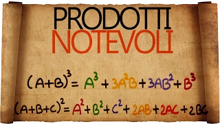 Prodotti Notevoli  Cubo del Binomio e Quadrato del Trinomio [upl. by Genevra39]