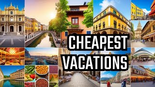 10 Cheapest Destinations [upl. by Laenej587]