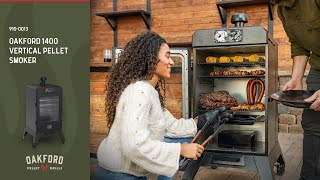 Oakford 1400 Vertical Pellet Smoker 9100013 [upl. by Mcilroy539]