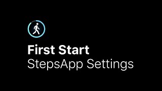 How to install and setup StepsApp Pedometer amp Step Counter  First Start [upl. by Puto555]