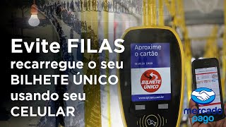 Bilhete Único Evite FILAS para recarregar o seu BILHETE ÚNICO use o CELULAR  Utilidade Pública [upl. by Ginzburg]