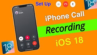 how to enable call recording in ios 18  ios 18 call recording  ios 18 call recording feature [upl. by Christina]