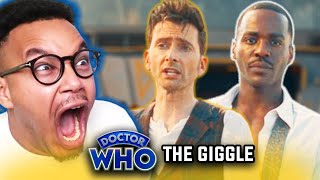 Doctor Who  60th Anniversary Special 3 quotThe Gigglequot REACTION [upl. by Brina]