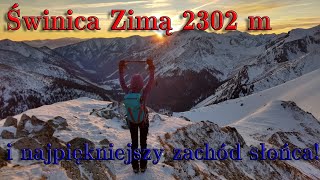 ⛰️ŚWINICA⛰️ zimą 😎😍  oba wierzchołki  Taternicki 2291 m npm💪 i Główny 2301 m npm 💪 [upl. by Alleras]