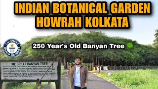 Botanical Garden Kolkata  250 Years Old The Great Banyan Tree 🌳 which Is Guinness World Record 🌎 [upl. by Marya395]