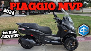 2024 Piaggio MP3 530 E Ride amp Review  Every Feature Available [upl. by Olmstead]