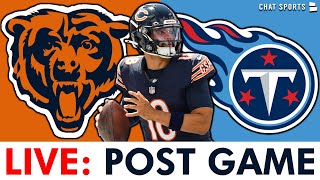 Chicago Bears vs Tennessee Titans LIVE Post Game w Harrison Graham [upl. by Locin]