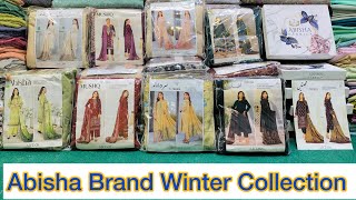 Abisha Brand Winter Collection  Winter Fashion  Fancy Collection 👗👗 [upl. by Zelig]