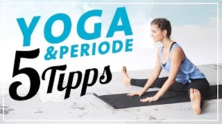 Yoga amp Periode  Die 5 besten Tipps  Sind Umkehrhaltungen gefährlich [upl. by Anayaran347]