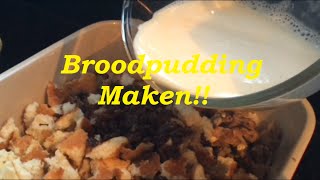 Broodpudding Maken Met Hugo November 2015 [upl. by Hake554]