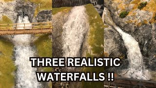 We built three REALISTIC waterfalls [upl. by Pettit]