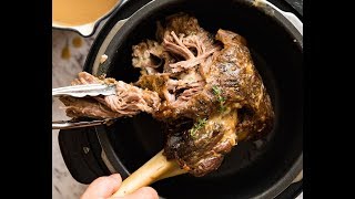 Slow Cooker Roast Lamb Leg [upl. by Nama86]