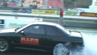 RIPS RB30 GTS4 burnout starting in 4th [upl. by Thia876]