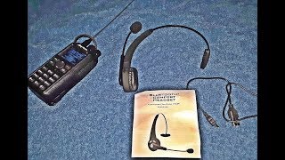 Anytone AT 878UVBT Bluetooth Headset Pairing Actual Setup amp Use [upl. by Eceinwahs]