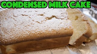 CONDENSED MILK CAKE  5 Ingredients ONLY [upl. by Einavoj]