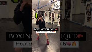 Boxing technique Effective head movement drills boxing boxeo boxingtechnique selfdefense [upl. by Nollek]